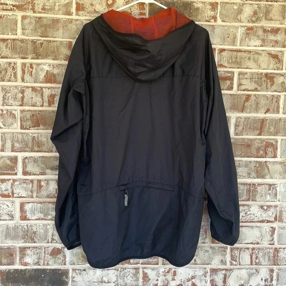 Reebok Black Half Zip Hooded Windbreaker - Picture 10 of 11